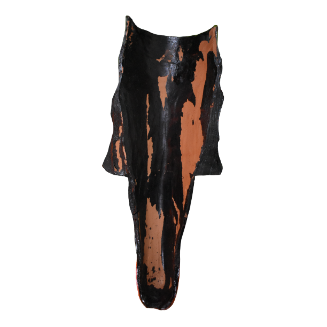 Terracotta Tribal Faces Medium Size (Length : 17 cm Width : 3 cm )