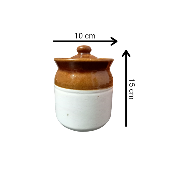 Ceramic Traditional Pickle Jar (Set of 2)(650 ml)