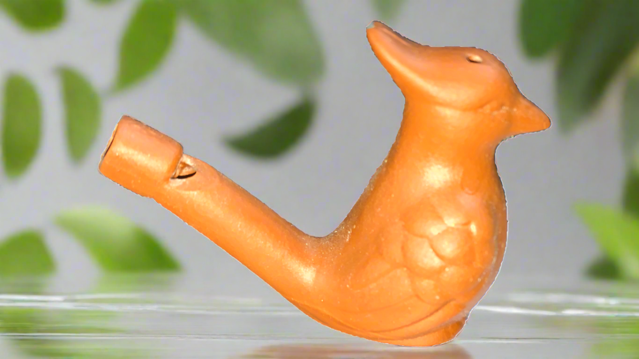 Terracotta Water Filled Whistling Bird