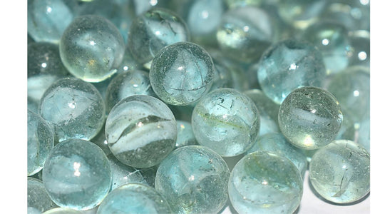 Afternoon Blue Cat Eye Glass Marbles