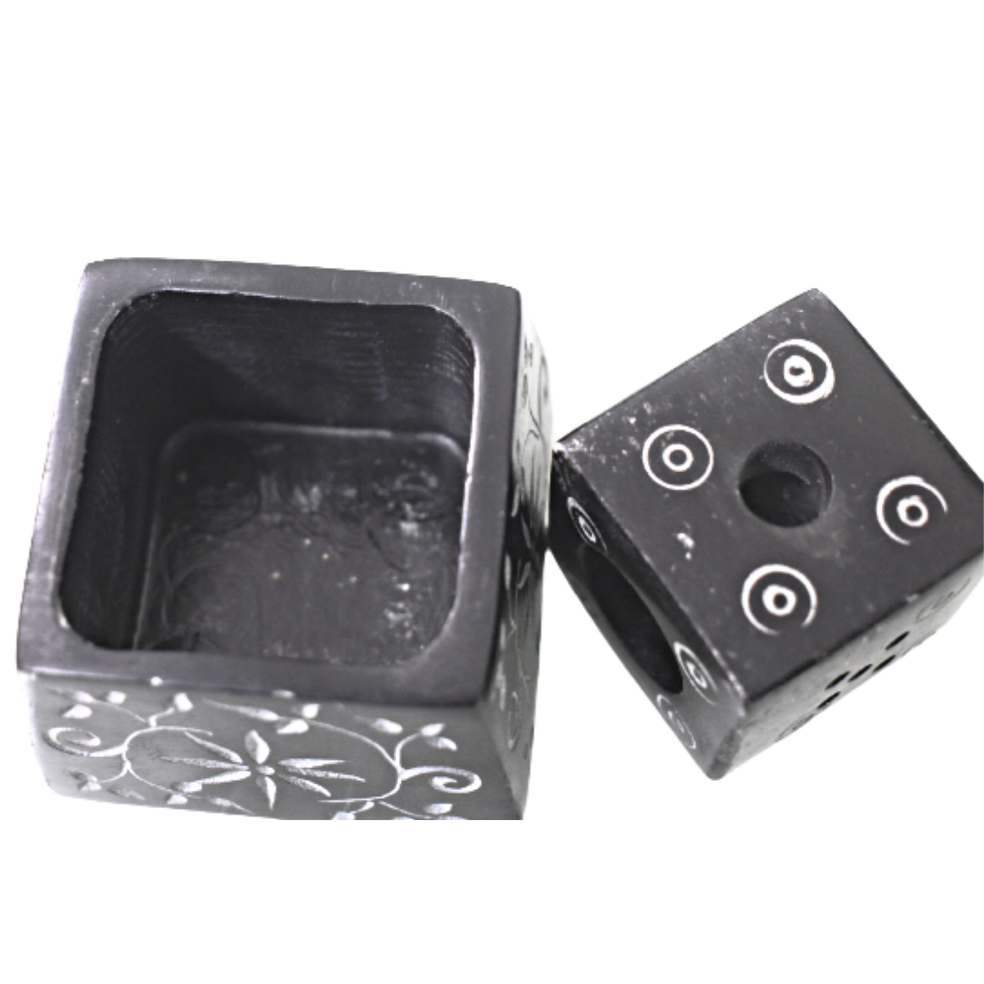 Marble Stone Aggarbatti Stand(Black)