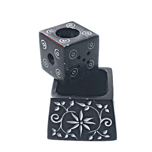 Marble Stone Aggarbatti Stand(Black)