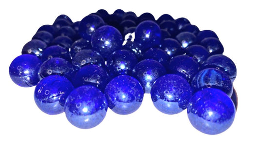 Blue Glass Marbles