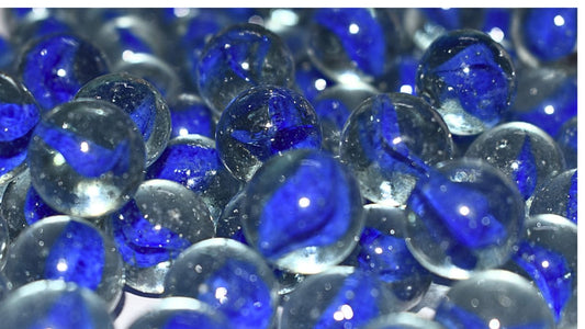 Blue Cat Eye Glass Marbles