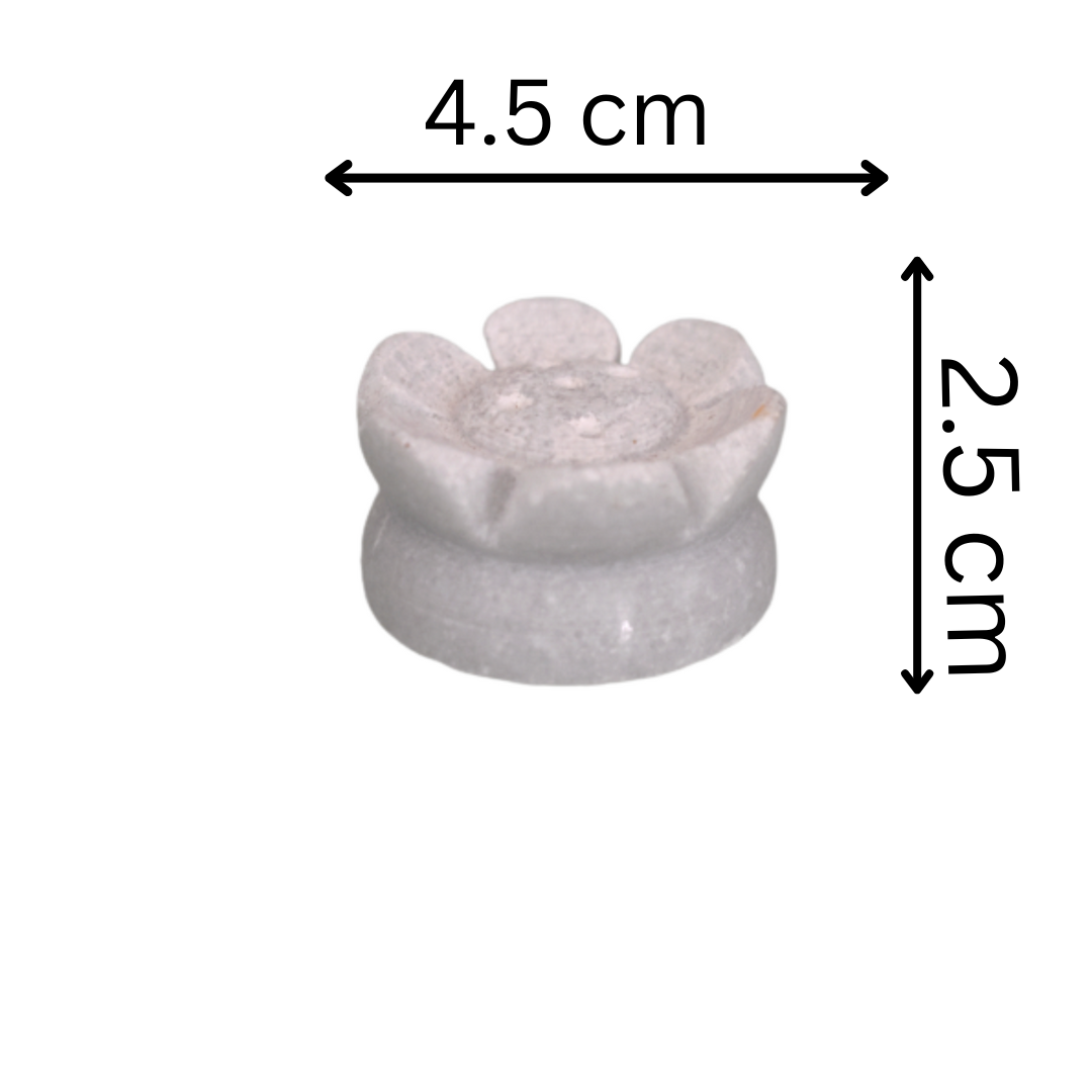 Marble Stone Aggarbatti Stand (Flower Shape)