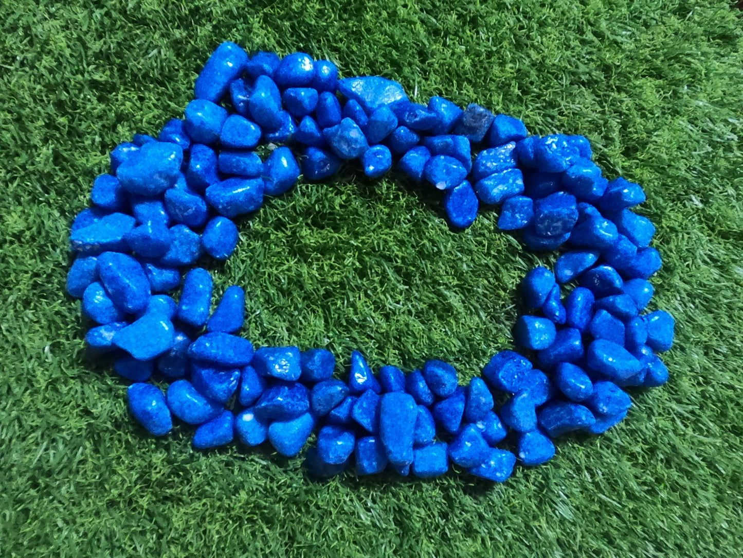 Blue Decorative Pebbles/Stones