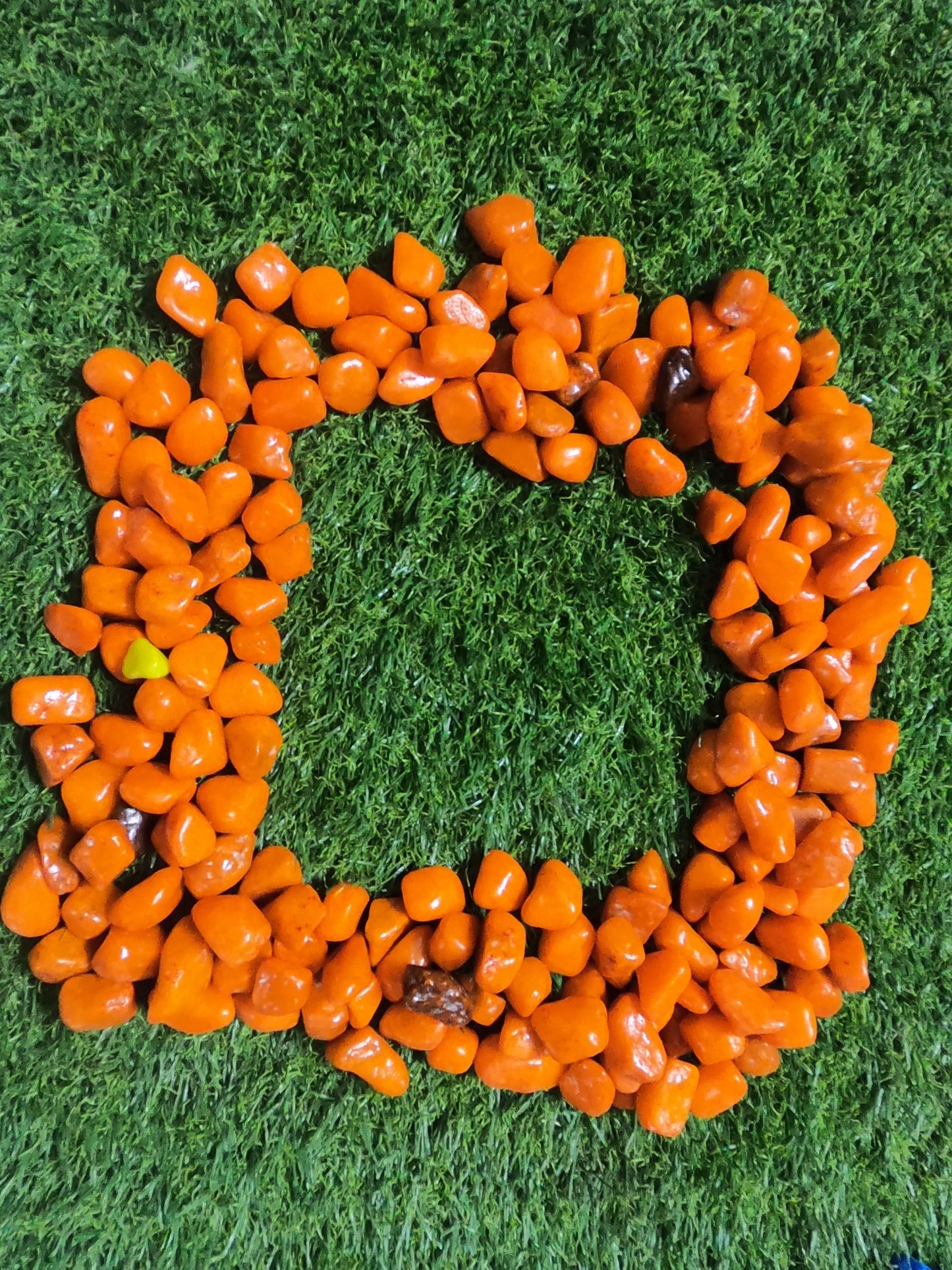 Orange Decorative Pebbles