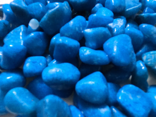 Sky-Blue Decorative Pebbles