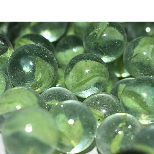 Green Cat Eye Glass Marbles