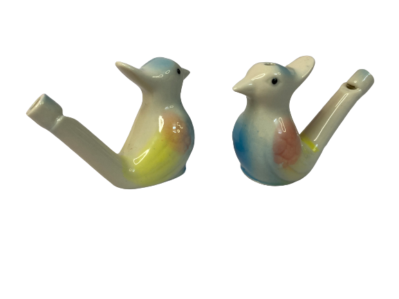 Ceramic whistling Birds (Set of 2)