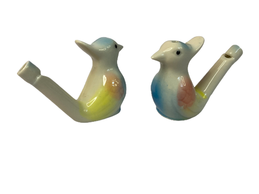 Ceramic whistling Birds (Set of 2)