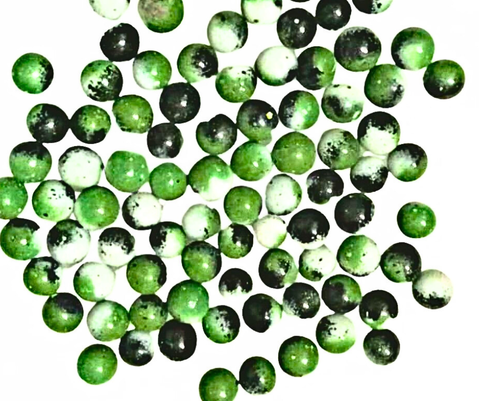 Ombré Green Glass Marbles