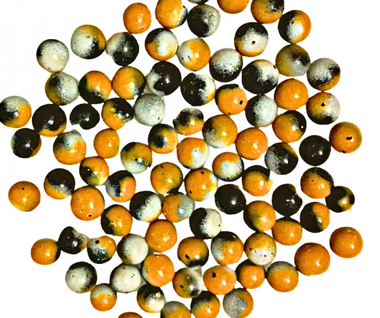 Ombré Orange Glass Marbles