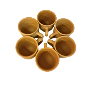 Terracotta Tea Cups Round Shape (Set of 6)