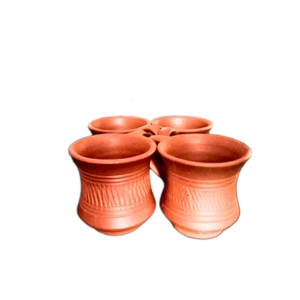 Terracotta Tea Cups(Set of 6)