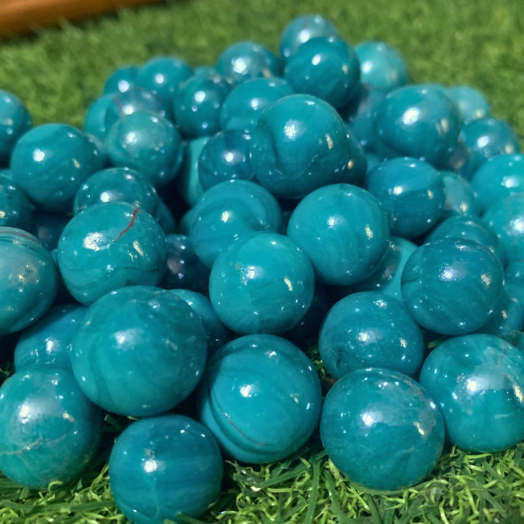 Turquoise Blue Glass marbles