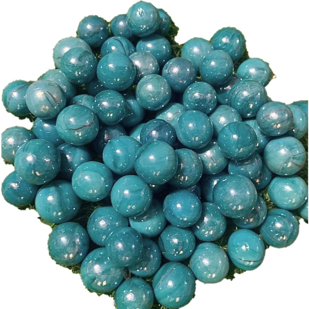 Turquoise Blue Glass marbles