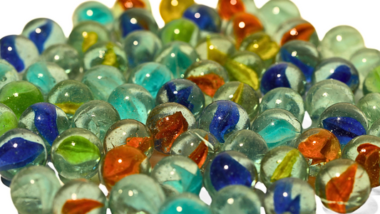 Multicolor Cat Eye Glass Marbles