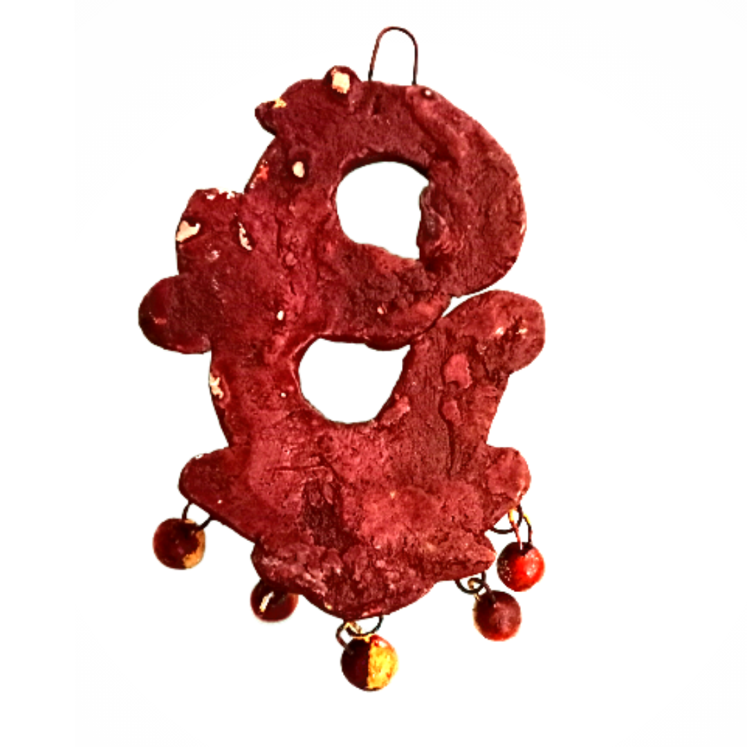 Terracotta Wall hanging (Om and Swastik)