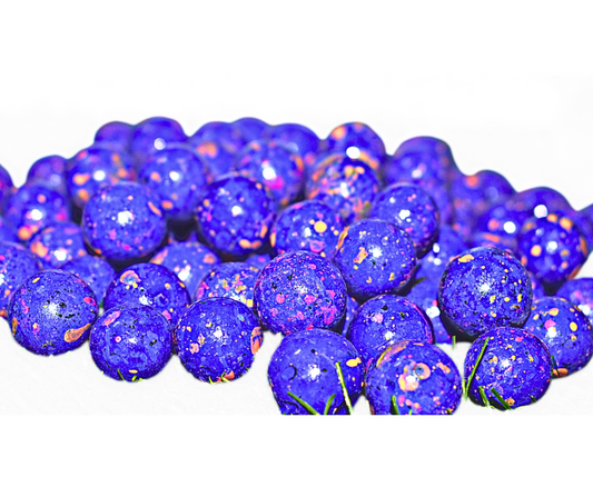 Purple Droplets Glass Marbles