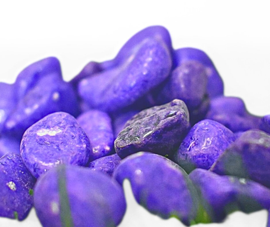 Purple Decorative Pebbles