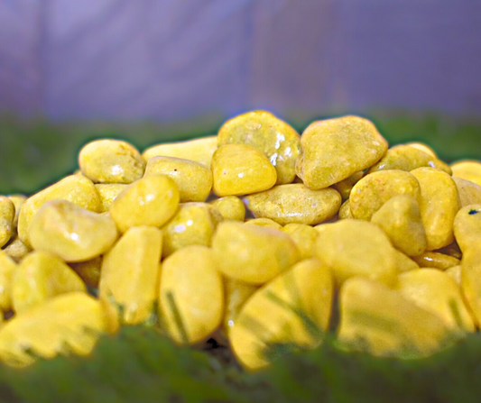 Yellow Decorative Pebbles