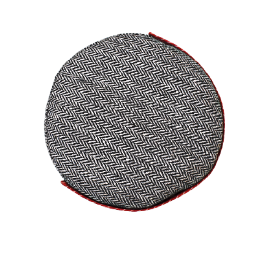 Pure Wool Himachali cap (Kullu Cap No.-7)(Multicolor Fold on Grey Wool)